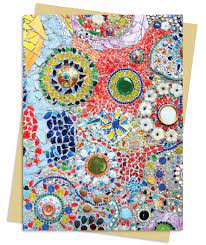 This mosaic card tutorial will show you how to create this really pretty design for yourself and is a good way to use up left over bits of paper and glitters too. Gaudi Inspired By Mosaic Greeting Card Pack Book Summary Video Official Publisher Page Simon Schuster
