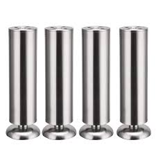 Stainless steel legs for kitchen cabinets. 4x 200mm Height Qrity Cabinet Stainless Steel Legs Kitchen Feet Worktop Tv Desk Table Legs Furniture Sofa Legs Rubber Mat Safe Silent Dia 50mm Buy Online In Faroe