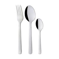Untuk menjamin kualitas, produk ini dilengkapi dengan 10 tahun garansi. Jual Sendok Garpu Set Alat Makan Tanica Deli Stainless Steel 18 Pcs Murah Harga Spesifikasi