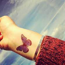 Light Border Butterfly Tattoo Designs Butterfly Tattoos For Women Inner Wrist Tattoos