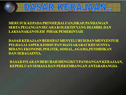 Dasar yang jelas dan teratur. Dasar Dasar Kerajaan Ppt Download