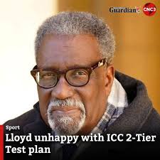 Former West Indies captain Sir Clive Lloyd is not happy with the suggestion  made by former International Cricket Council (ICC) chairman Greg Barclay  that the West Indies be disbanded and play as
