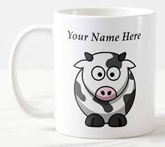 Personalised Daisy The Cute Little Cow 11 Oz Large Handl Https Www Amazon Co Uk Dp B07j1k1f8z Ref Cm Sw R Pi Dp U X V8v9bb7 Mugs Ceramic Mug Personalised