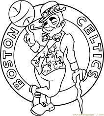 Portland trail blazers, sports logos, nba team logos, nba logo, national basketball association, basketball league. Boston Celtics Coloring Page For Kids Free Nba Printable Coloring Pages Online For Kids Coloringpages101 Com Coloring Pages For Kids