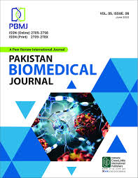 2022: Volume 5 Issue 6 (June Issue) | Pakistan BioMedical Journal