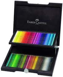 فابر كاستل علبة الوان خشبية من 72 لون مكاتب كوم colored pencil set faber castell watercolor pencils