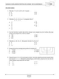 Banyak anak yang ada adalah 10 orang maka akan menjadi. Soal Penyisihan Kmnr 10 Kelas 7 8 Pdf