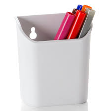 Amazon Com Officemate Magnet Plus Magnetic Pencil Cup White 92540 Office Products Pencil Cup Dry Erase Board Dry Erase