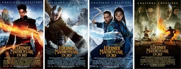 The last airbender, the film stars noah ringer as aang. Four New International The Last Airbender Posters Filmofilia