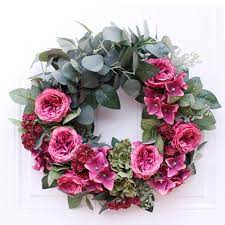 Read breaking headlines covering politics, economics, pop culture, and more. Pety Handmade Floral Wreath Door Rose Wreath Artificial Peony Wreath For Front Door Decorations Wall Decor Buy At A Low Prices On Joom E Commerce Platform