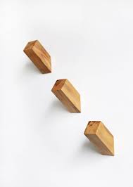 Modern Wood Wall Hooks Bathroom Accessories Home Decor Etsy Modern Wall Hooks Wall Hooks Modern Wood
