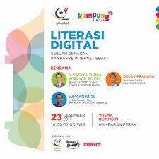 See more of literasi digital marketing on facebook. Flyer Literasi Digital Literasi Desainer Hamparan