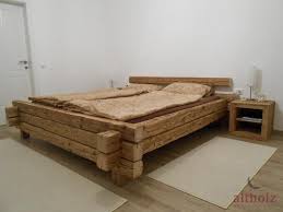 Bildergebnis Fur Bett Aus Holzbalken Selber Bauen Bett Selber Bauen Diy Mobel Schlafzimmer Bett Bauen