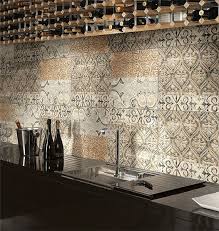 Kajaria Glazed Porcelain Tile Indian Anitque Finish Ideal For Backspashes Or Highlight Wa Kitchen Tiles Design Kitchen Wall Tiles Ceramic Tile Bathroom Wall