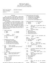 Check spelling or type a new query. Soal Try Out Uan Bahasa Inggris Kelas Ix Pdf