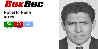 BoxRec: Roberto Pena