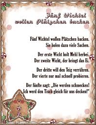 Fingerspiel Funf Wichtel Wollen Platzchen Backen Fingerspiele Fingerspiel Weihnachten Gedichte Fur Kinder