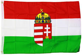 Schwarz weiß rot jedoch keine sterne. Ungarn Flagge 150x250cm Mit Wappen 150 X 250 Cm Internationale Flaggen Flaggenshop Munchen