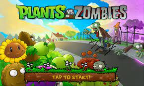 Plants Vs Zombies Start Screen Plants Vs Zombies Popcap Games Plant Zombie