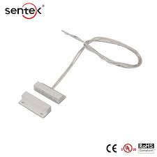 The magnetic sensor can detect the opening of doors or windows. China Wired Door Window Burglar Alarm Magnetic Contact Switch China Magnetic Contact Switch Magnetic Contact