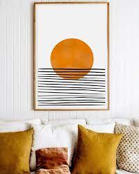 No physical item will be sent or mailed. Mid Century Modern Wall Art Boho Decor Danish Modern Boho Decor Above Bed Art Print Large Art In 2021 Boho Wall Art Mid Century Modern Wall Art Modern Art Prints