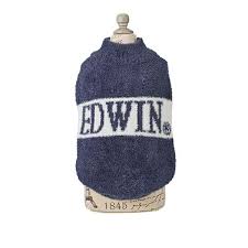 エドウイン EDWIN もこもこロゴスウェット【小型犬 犬服 ウエア トップス スウェット カジュアル】