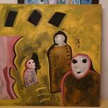 white silence Painting by Hilda Vidal