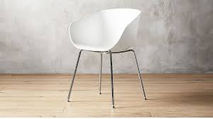 Poppy White Plastic Chair Reviews Cb2 Plastic Chair White Plastic Chairs Chair