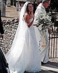 The Bride Wore A Gown By Israeli Designer Mira Zwillinger For Her Wedding To Charlie Van Straubenzee At St Wedding Dresses Wedding Dresses Lace Bridal Dresses