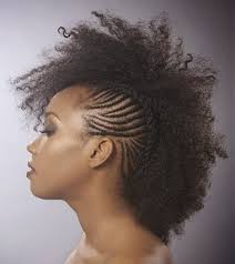 Carrie underwood teased ponytail hairstyle. Afro Mohawk Braids Novocom Top