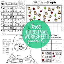 This pretty black and white christmas tree needs some color. 23 Festive Christmas Worksheets For K 1st Teach Junkie
