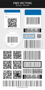 Download This Set Of Barcode And Qr Code Vectors As Well As Other Design Resources Images Psd Ve Texture Graphic Design Sticker Design Web Design Resources