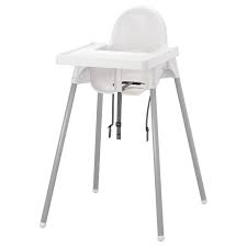 The related information of chair mat: Antilop Highchair With Tray White Silver Colour Ikea