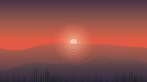 Vector Landscape Sunset Mountains Wallpapers Hd Desktop And Mobile Backgrounds