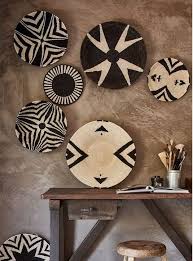 Afrika Duvar Sepetleri Afrika Hasir Tabaklar Ile Duvar Dekorasyonu 2020 Handmade Home Boho Dekoru Dekorasyon