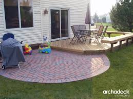So which is best for your garden and which, crucially, will add the most it is easier to lay and therefore quicker to install than a patio, particularly if it is raised above ground level. Wood Deck And Stone Patio Combination Opnodes