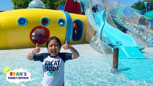 Family Fun Day At The Waterpark For Kids With Ryan S Family Review Youtube