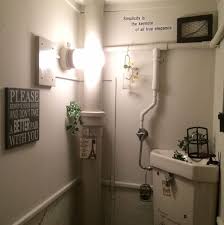 バス トイレ 角置きタンク 照明なんとかしたい サインプレート 男前 ナチュラル迷走中 などのインテリア実例 2014 03 18 07 11 12 roomclip ルームクリップ 配管 インテリア 部屋 インテリア