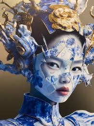 Azzurra, new mixed media Artwork now showing @hamptonsfineartfair with  @midogaleria booth 213. Last day today to check it out !, #leriche  #mixedmedia #hamptons #hamptonsartfair #hamptonsrealestate ...