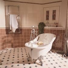 Tiles Original Style Stone Mosaic And Glass Tiles Victorian Bathroom Victorian Style Bathroom Tile Floor