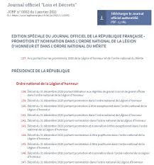 Entrer dans la famille de la légion d'honneur ouvre également le droit à votre descendance féminine. Le Blog Cgc Des Media Festival De Promotions En Pleine Epidemie De Covid Avec La Publication D Une Edition Speciale Supplementaire Du Jo