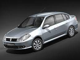 3d model renault symbol thalia sedan 3d model renault 3d model sedan