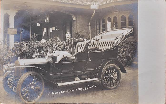 Beautiful Motor Cars In British India Era, 1908 PC - Past-India