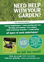 Image Result For Gardening Service Leaflet Garden Services Lawn Care Business Lawn Care Business Cards