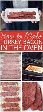 How To Make Turkey Bacon In The Oven Recipe In 2020 Cooking Turkey Bacon Turkey Bacon Recipes Baking Turkey Bacon