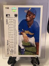 1990 UPPER DECK #156 KEN GRIFFEY JR Double ERROR VERSION Centered, IN MINT  COND