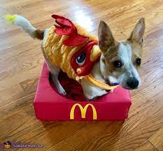 Wonder woman plus size costume. Chicken Nugget Dog Costume