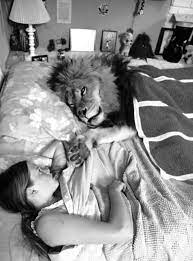 Hollywood star lives with lion at home