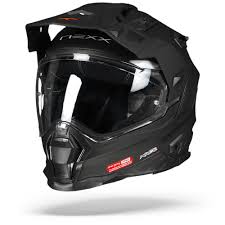 Nexx X.WED2 Plain Matt Black Adventure Helmet - Chromeburner