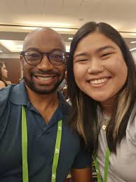 One of the best things about conferences is connecting and reconnecting  with friends, former colleagues and mentors alike.